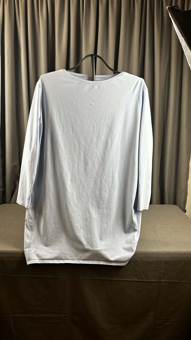 Lululemon Long Sleeve Tunic Size 10 Light Blue Athletic Top